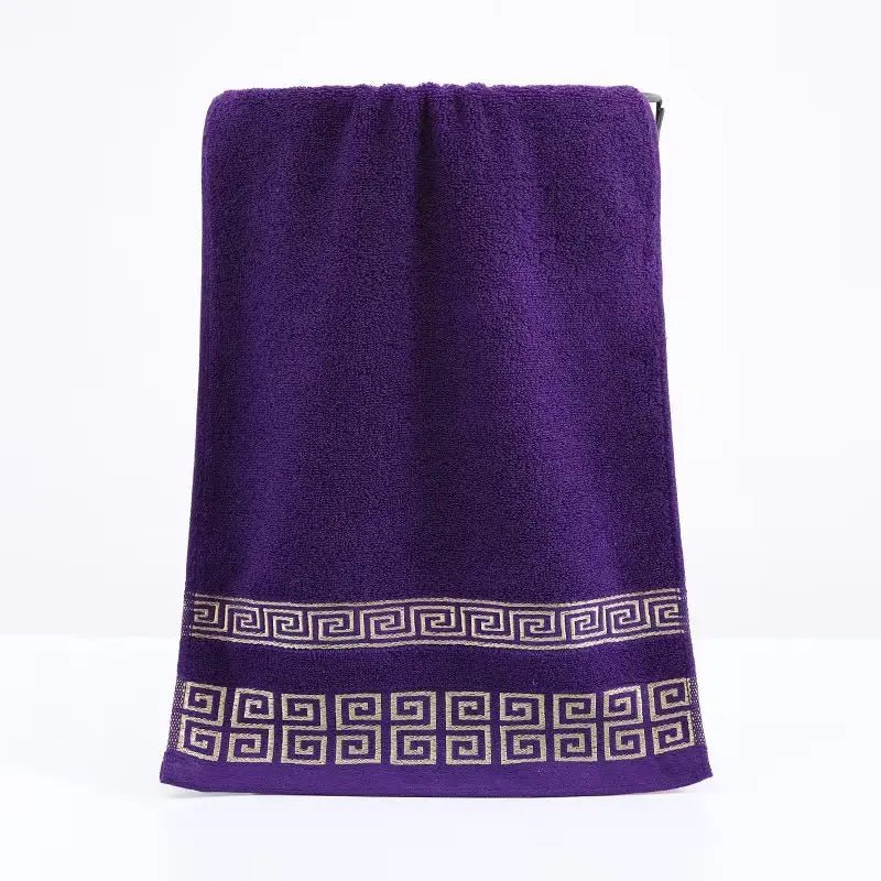 Pure Cotton Towel 34x75cm Embroidered Towels For Adults Quick - Dry Thicken Soft Face Towels Absorbent - Chic Cart