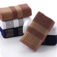 Pure Cotton Towel 34x75cm Embroidered Towels For Adults Quick - Dry Thicken Soft Face Towels Absorbent - Chic Cart