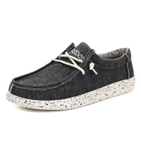 New Summer Men's Canvas Shoes Comfortable Soft Men's Shoes Breathable Men Vulcanized Shoes Slip Wear Men's Casual Flat Shoes - Chic Cart