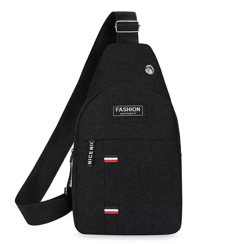 Chest Bag Men's One Shoulder Crossbody Bag Large Capacity Outdoor Sports And Leisure Fashion Small Shoulder Bag Large Capacit - Chic Cart AMI Cart