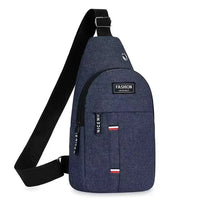 Chest Bag Men's One Shoulder Crossbody Bag Large Capacity Outdoor Sports And Leisure Fashion Small Shoulder Bag Large Capacit - Chic Cart
