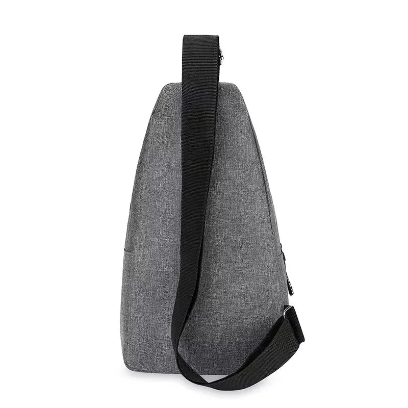Chest Bag Men's One Shoulder Crossbody Bag Large Capacity Outdoor Sports And Leisure Fashion Small Shoulder Bag Large Capacit - Chic Cart