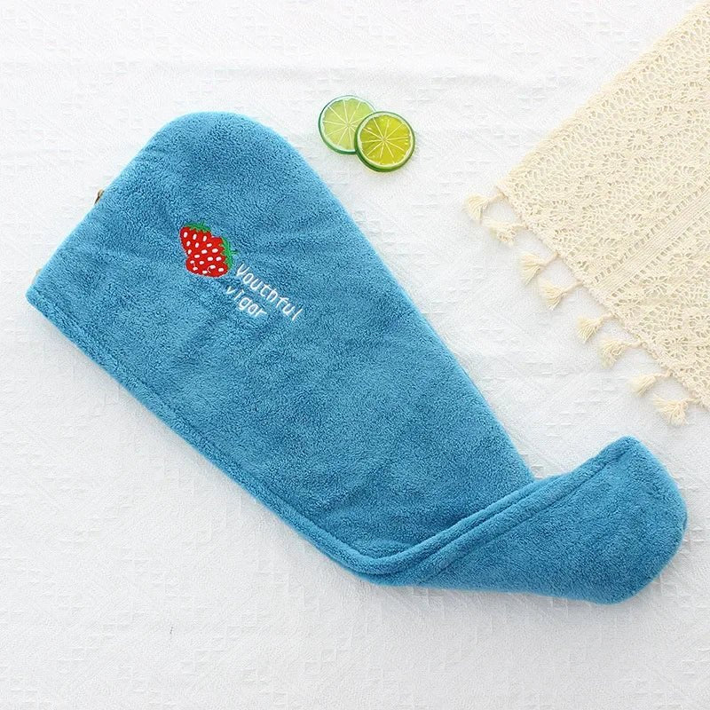 Rapid Dry Towel for Hair Microfiber Towels Anti Frizz Dry Hair Hair Towel Quick Dry Hair Dry Towels for Girls Beach Shower Cap - Chic Cart