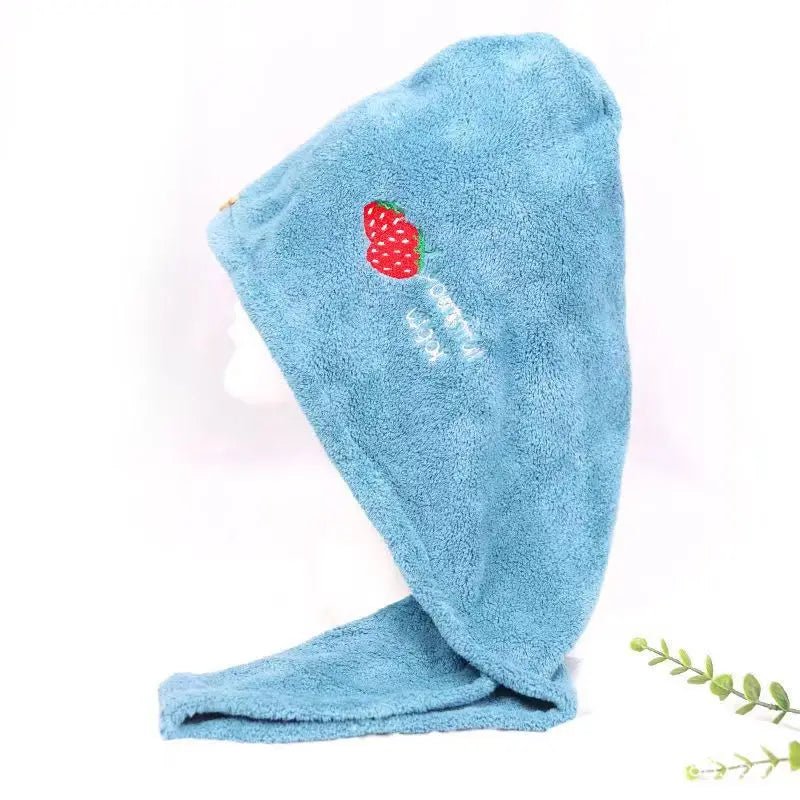 Rapid Dry Towel for Hair Microfiber Towels Anti Frizz Dry Hair Hair Towel Quick Dry Hair Dry Towels for Girls Beach Shower Cap - Chic Cart