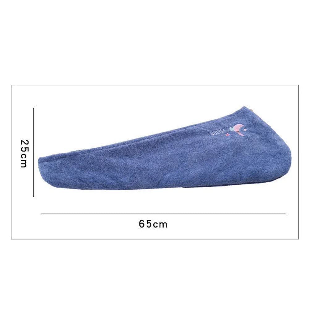 Rapid Dry Towel for Hair Microfiber Towels Anti Frizz Dry Hair Hair Towel Quick Dry Hair Dry Towels for Girls Beach Shower Cap - Chic Cart