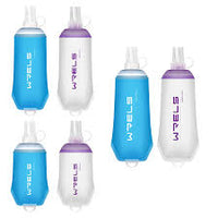Widesea Camping 600ml Soft Water Bottle Drinking Sport Folding Bag Flask Outdoor Running Hydration Pack Waist Bicycle BPA Free - Chic Cart
