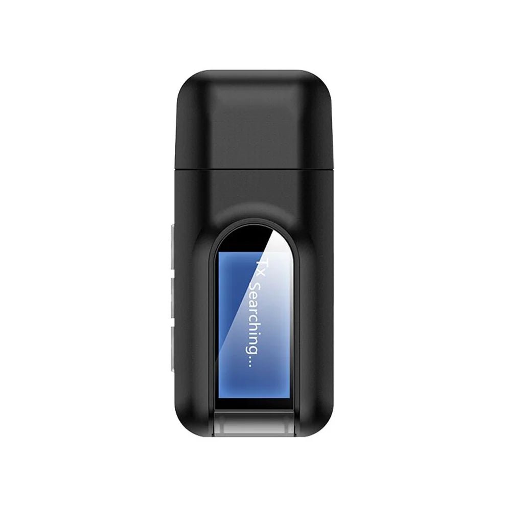 USB Bluetooth 5.0 Audio Transmitter Receiver LCD Display 3.5MM AUX RCA Stereo Wireless Adapter Dongle For PC TV Car Headphones - Chic Cart