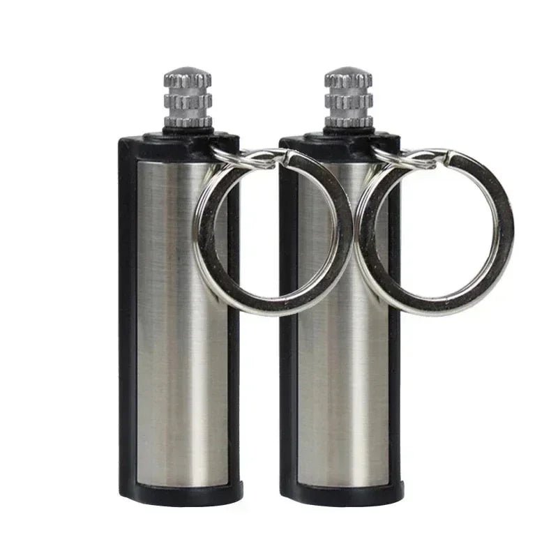 Outdoor Match Kerosene Multifunctional Camping Lighter Waterproof Portable Lighter Waterproof Metal Outdoor Survival Tool - Chic Cart