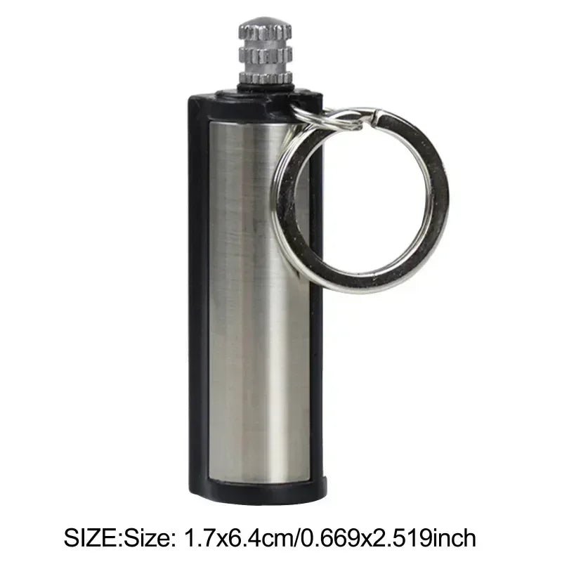 Outdoor Match Kerosene Multifunctional Camping Lighter Waterproof Portable Lighter Waterproof Metal Outdoor Survival Tool - Chic Cart