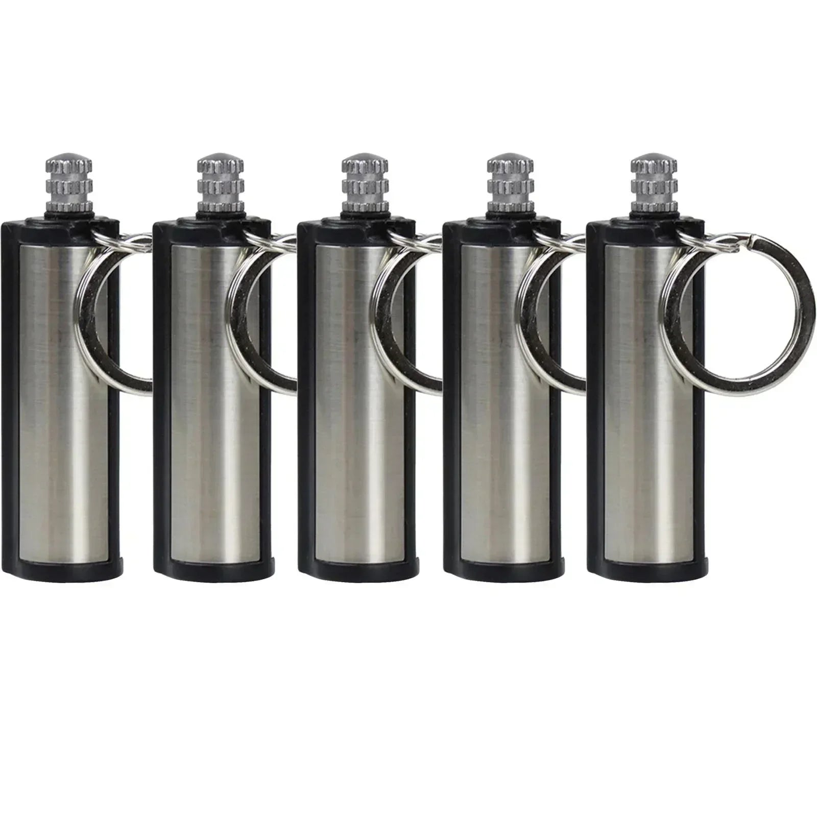 Outdoor Match Kerosene Multifunctional Camping Lighter Waterproof Portable Lighter Waterproof Metal Outdoor Survival Tool - Chic Cart