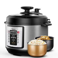 Midea Electric Pressure Cooker Household Intelligent High Voltage Electric Rice Cooker 5L Cooker Kitchen Appliances - Chic Cart
