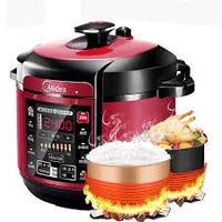 Midea Electric Pressure Cooker Household Intelligent High Voltage Electric Rice Cooker 5L Cooker Kitchen Appliances - Chic Cart 