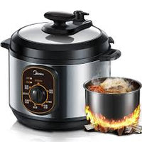 Midea Electric Pressure Cooker Household Intelligent High Voltage Electric Rice Cooker 5L Cooker Kitchen Appliances - Chic Cart 