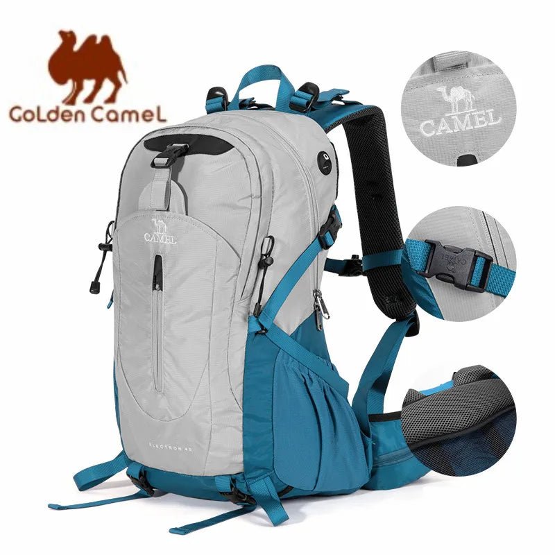 GOLDEN CAMEL Waterproof Backpacks Men Women Climbing Bag for Men Ultralight Hiking Backpack with Sport Bags Covers Camping - Chic Cart
