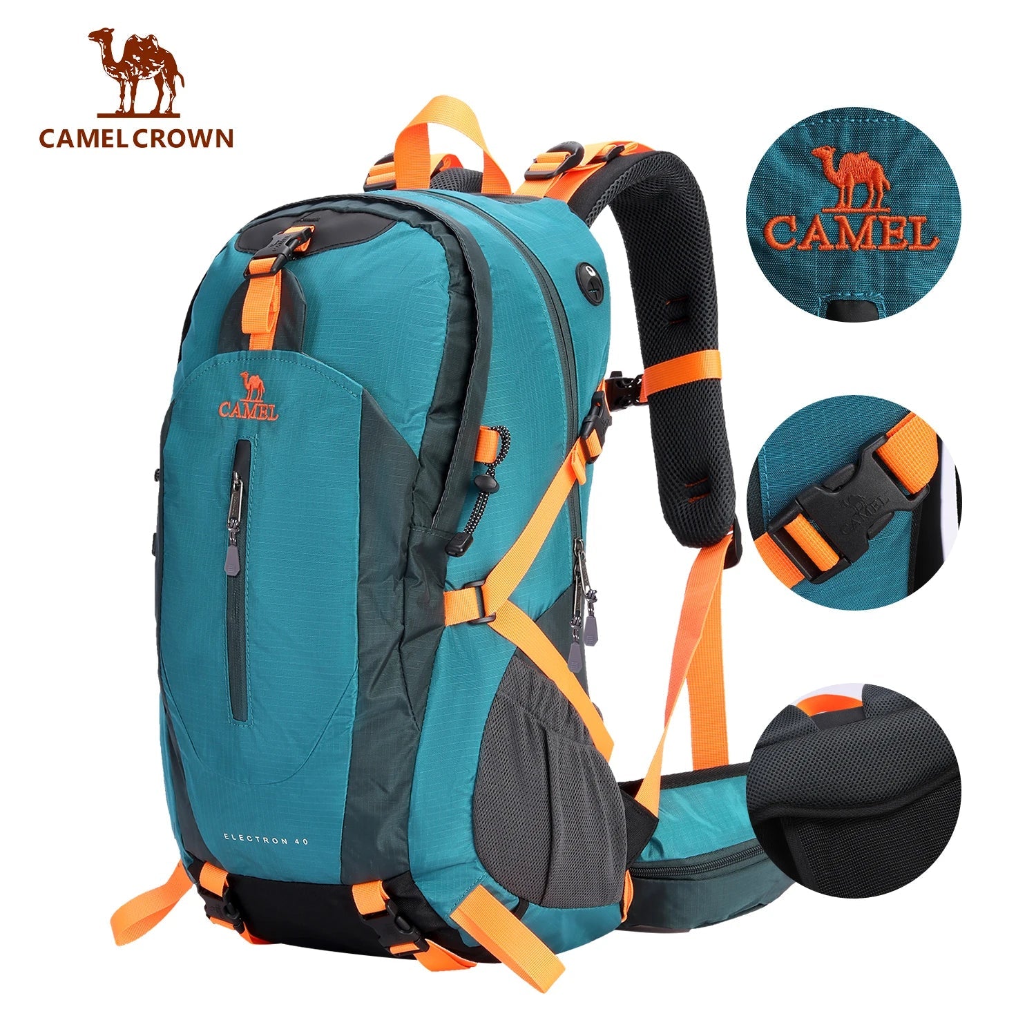 GOLDEN CAMEL Waterproof Backpacks Men Women Climbing Bag for Men Ultralight Hiking Backpack with Sport Bags Covers Camping - Chic Cart