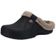 Crestar Women and Men Fur Lined Clogs Memory Foam Warm Fuzzy Slippers New Winter Waterproof Indoor Outdoor Comfortable Slippers - Chic Cart