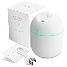 ATNSDPB Essential Oil Diffuser with Raindrop Effect,300ml Night Light Humidifier,Scent Diffuser for Home & Office, 3 Light Colors,Timed & Auto Shut - Off（Remote Control）Difusor de Aromas para Casa (White) - Chic Cart