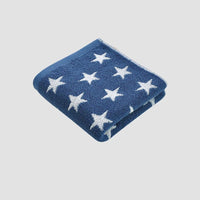 Retro Cotton Towel Dots Stars Striped Heart Pattern Soft Face Towel Super Absorbent Thick Hand Towels for Bathroom Kids Adults - Chic Cart