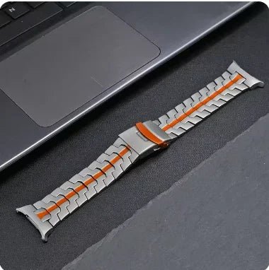 Stainless Steel Band For Samsung Galaxy Watch Ultra 47mm Titanium Color Bracelet For samsung galaxy watch 7 ultra Strap Correa - Chic Cart