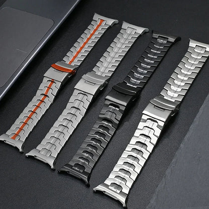 Stainless Steel Band For Samsung Galaxy Watch Ultra 47mm Titanium Color Bracelet For samsung galaxy watch 7 ultra Strap Correa - Chic Cart