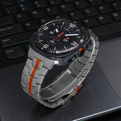 Stainless Steel Band For Samsung Galaxy Watch Ultra 47mm Titanium Color Bracelet For samsung galaxy watch 7 ultra Strap Correa - Chic Cart