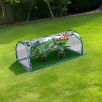 Portable Greenhouse Cover Portable Tunnel Outdoors - Chic Cart