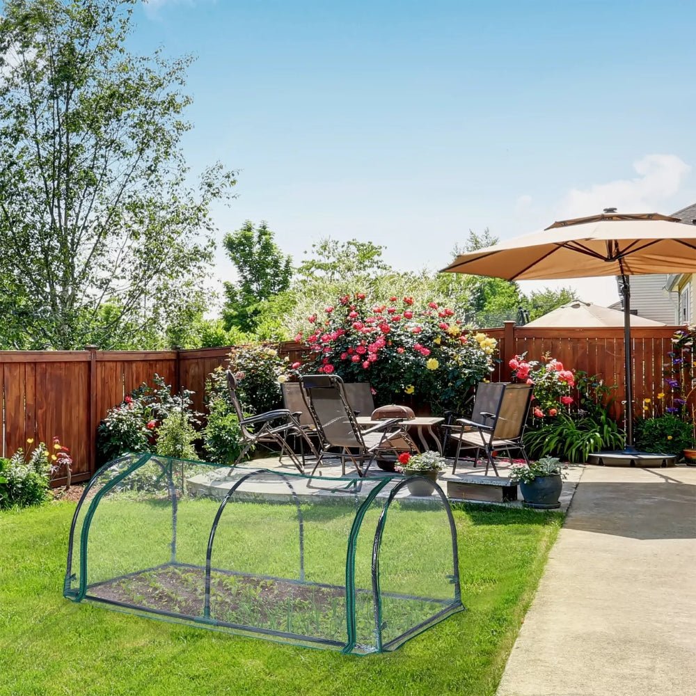 Portable Greenhouse Cover Portable Tunnel Outdoors - Chic Cart
