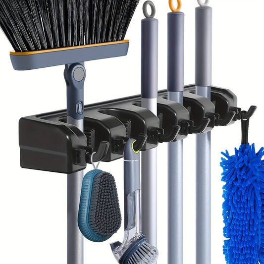 Multi Functional Wall Mounted Mop Holder - Chic Cart