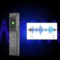 Digital Voice Recorder Voice Activated Audio Recording Noise Reduction with Playback - Chic Cart