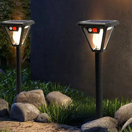 Outdoor Solar Camping Wall Lamps Lawn LED Induction Lamps Garden - Chic Cart
