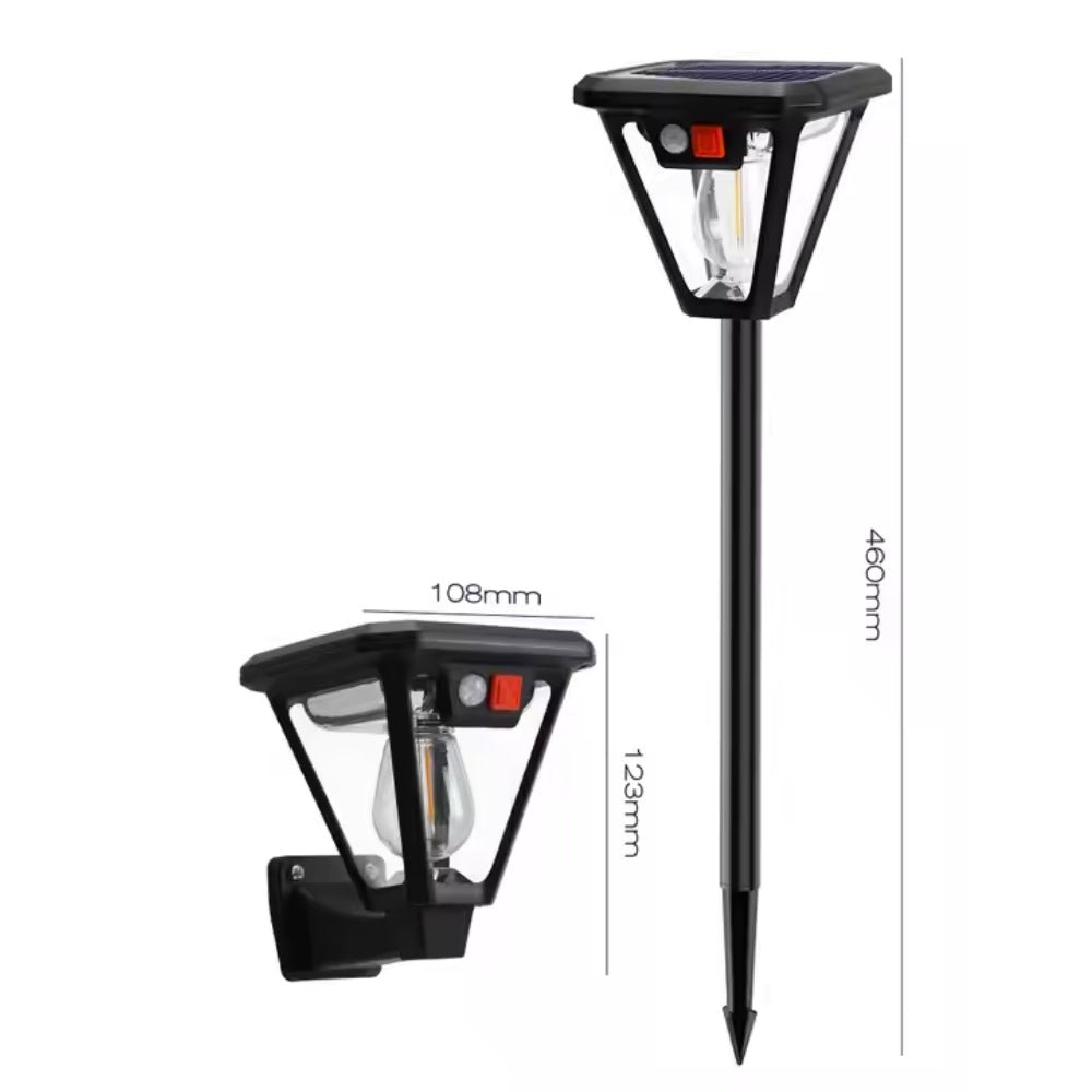 Outdoor Solar Camping Wall Lamps Lawn LED Induction Lamps Garden - Chic Cart