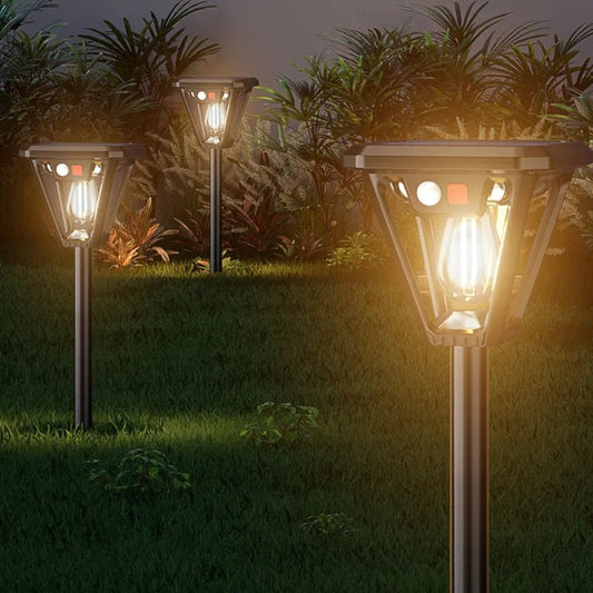Outdoor Solar Camping Wall Lamps Lawn LED Induction Lamps Garden - Chic Cart