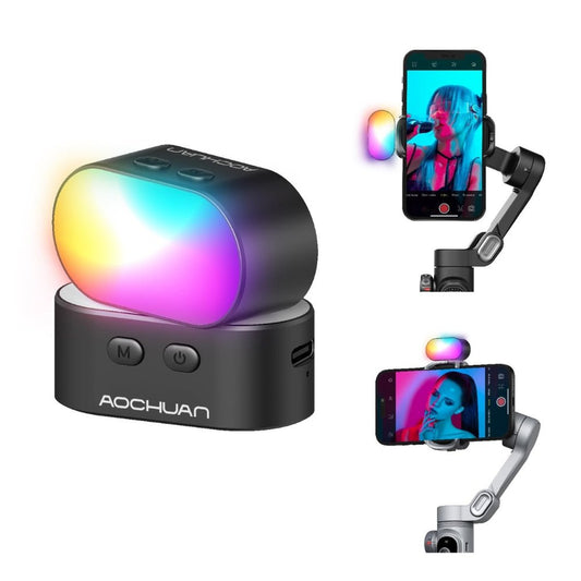 RGB Magnetic Fill Light for Gimbal LED Video Photography Light - Chic Cart