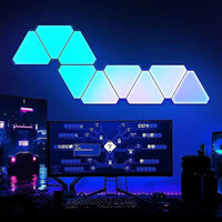 LED Triangular Quantum Lamp RGB Wall Lamp - Chic Cart