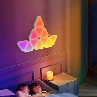LED Triangular Quantum Lamp RGB Wall Lamp - Chic Cart