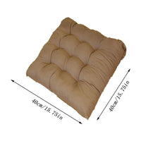 Linen Cushion Square Stool Backrest Pillow Chair Protective Mat - Chic Cart