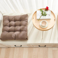 Linen Cushion Square Stool Backrest Pillow Chair Protective Mat - Chic Cart