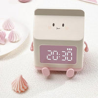Milk Box Digital Alarm Clock - Chic Cart