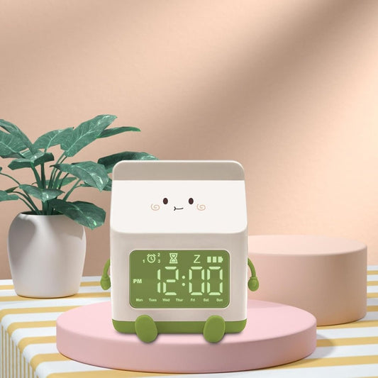 Milk Box Digital Alarm Clock - Chic Cart