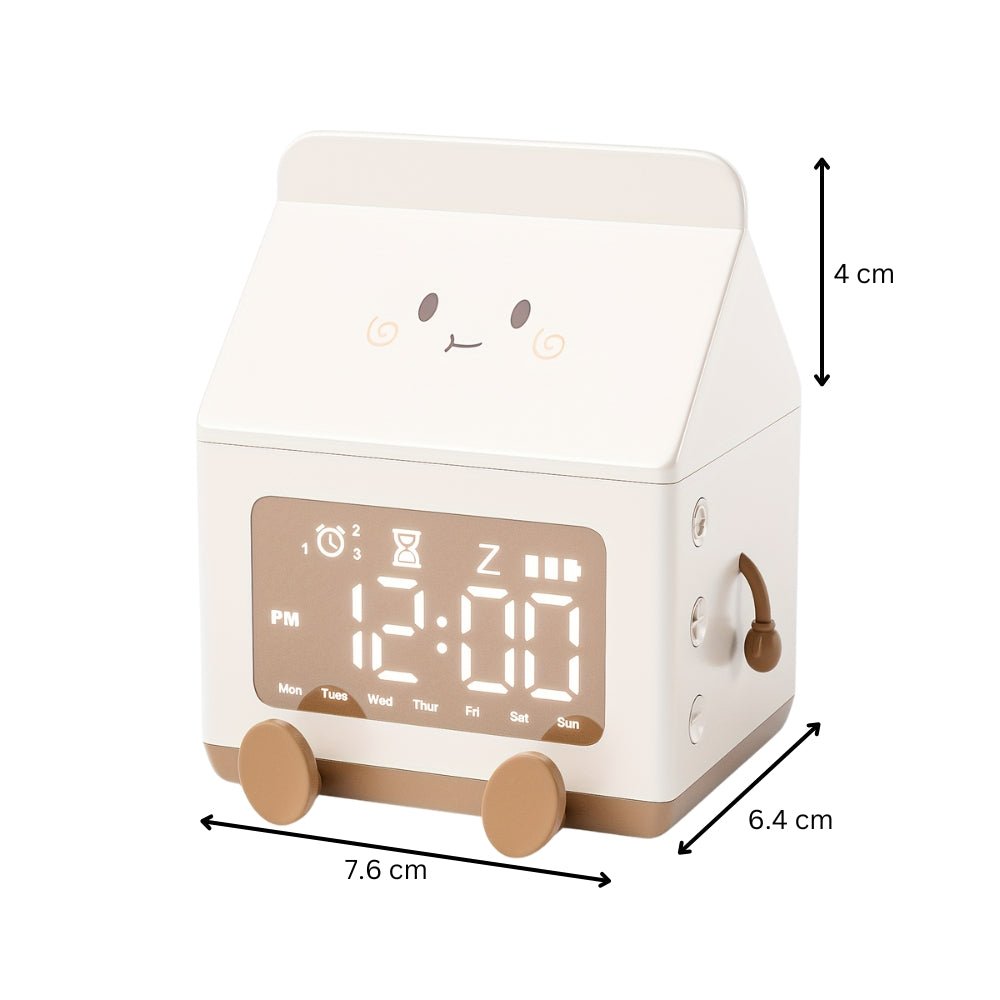 Milk Box Digital Alarm Clock - Chic Cart