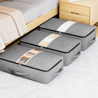 Large Capacity Clothing Storage Bag for Organizing Under Bed Quilts and Bedding - Chic Cart
