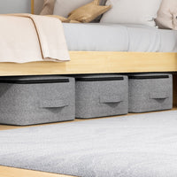 Large Capacity Clothing Storage Bag for Organizing Under Bed Quilts and Bedding - Chic Cart