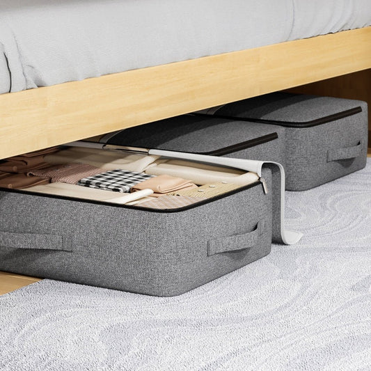 Large Capacity Clothing Storage Bag for Organizing Under Bed Quilts and Bedding - Chic Cart