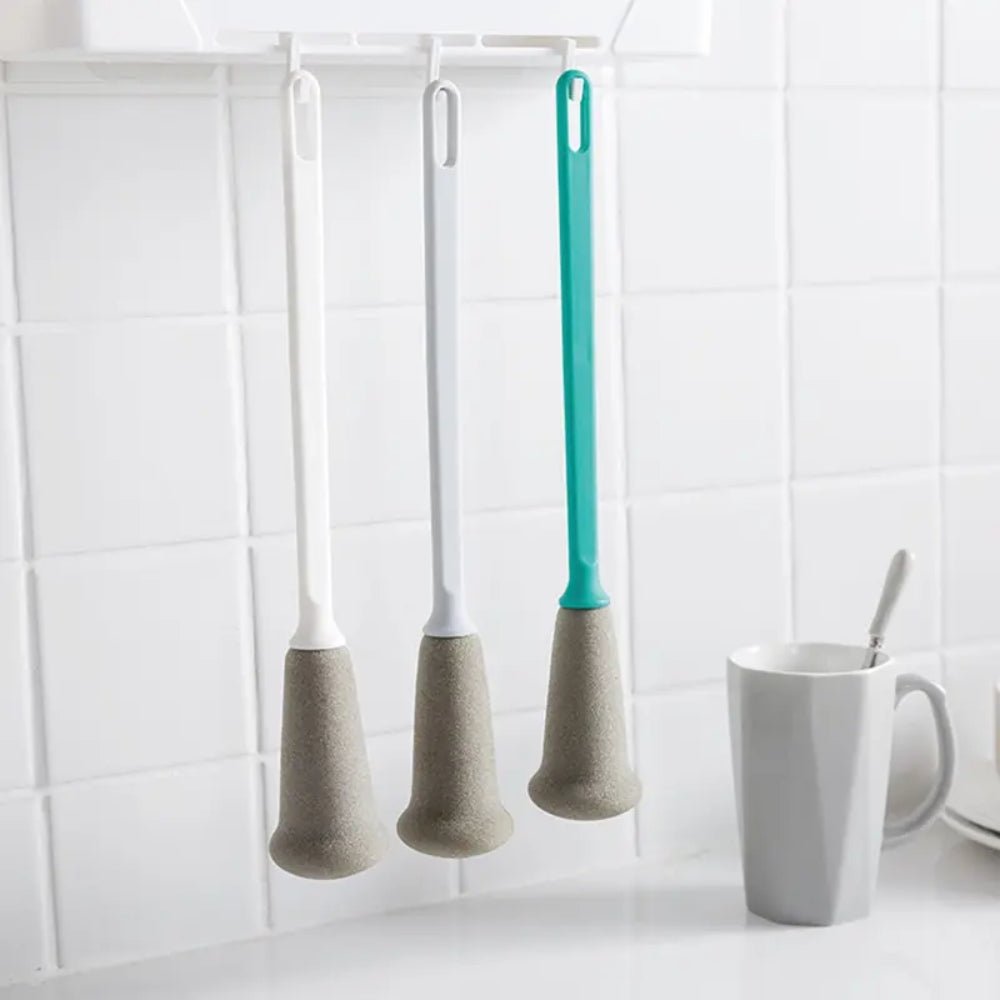 Bottles Cleaner Brush with Long Handle Sponge Brush - Chic Cart