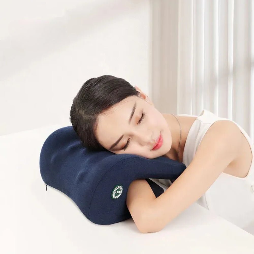 Memory Foam Neck Pillow for Comfortable Office Breaks Restful Naps and Travel - Chic Cart AMI Cart