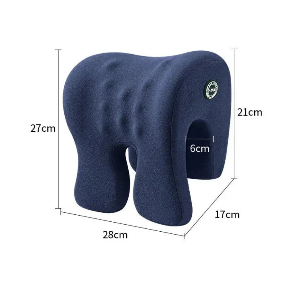 Memory Foam Neck Pillow for Comfortable Office Breaks Restful Naps and Travel - Chic Cart
