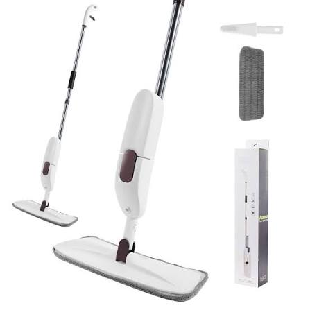 Magic Spray Mop with Reusable Microfiber Pads 360 Degree Handle - Chic Cart 