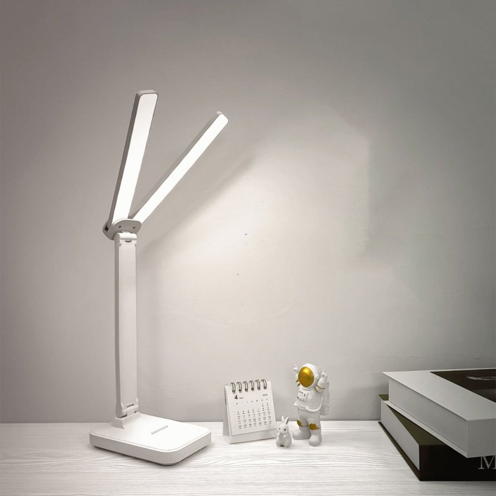 LED Desk Lamp 3 Levels Dimmable Touch Night Light Foldable Table Lamp - Chic Cart
