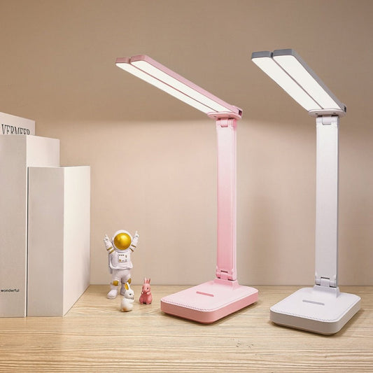 LED Desk Lamp 3 Levels Dimmable Touch Night Light Foldable Table Lamp - Chic Cart