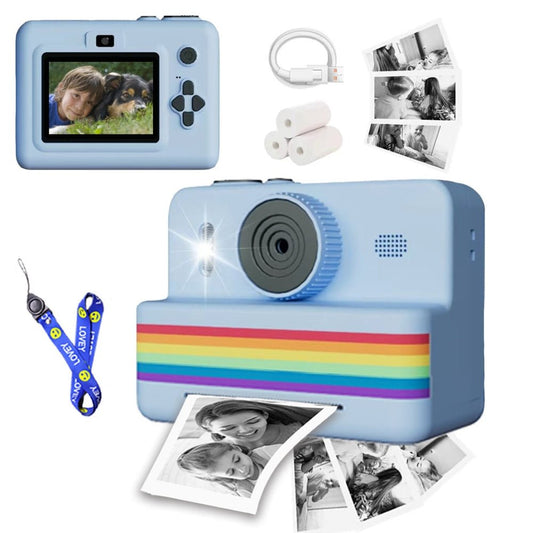 Digital Children Camera Mini Printer Portable Thermal Instant Print Photo - Chic Cart